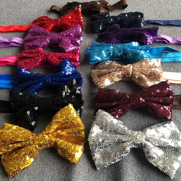 Sequin baby colorful headbands - Picture 3 of 5